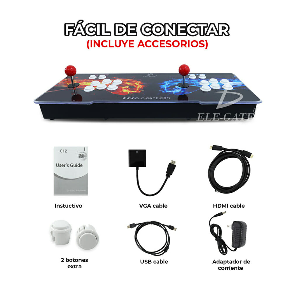 Tablero Consola Arcade Retro Pandora Gamestation