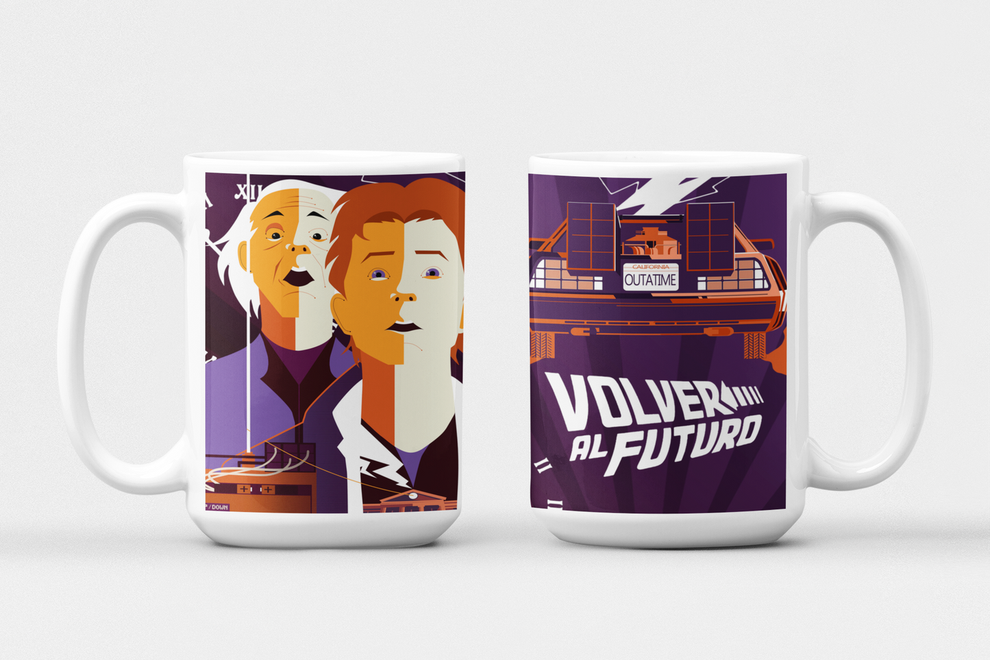 Taza 11oz Back to the Future Martin y Doc