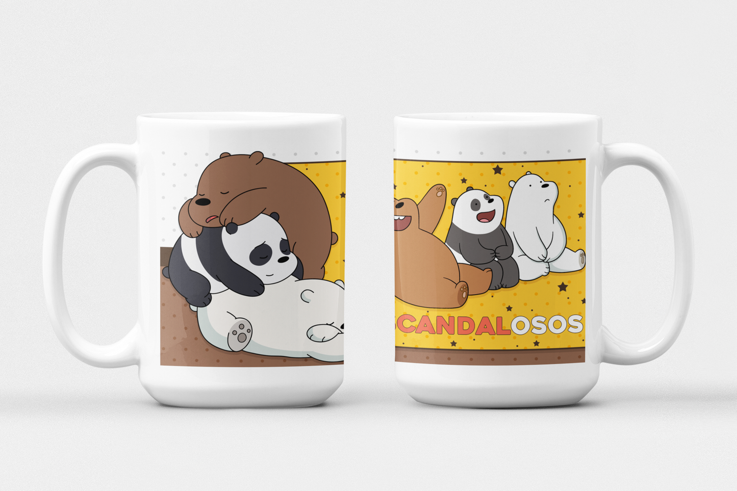Taza 11oz Escandalosos Abrazados